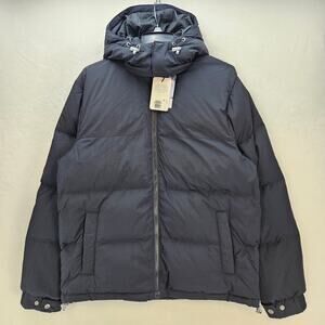 LEVI'S MEN'S MEDIUM ROCKRIDGE SHORT PUFFER JACKET JET BLACK NWT A85570000